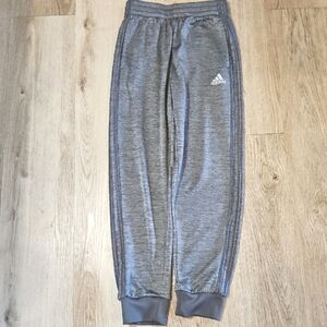 Adidas Kids Gray Jogger Pants Sz M (10/12)
